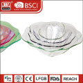 HAIXING bpa free plastic microwavable crystal fish bowls